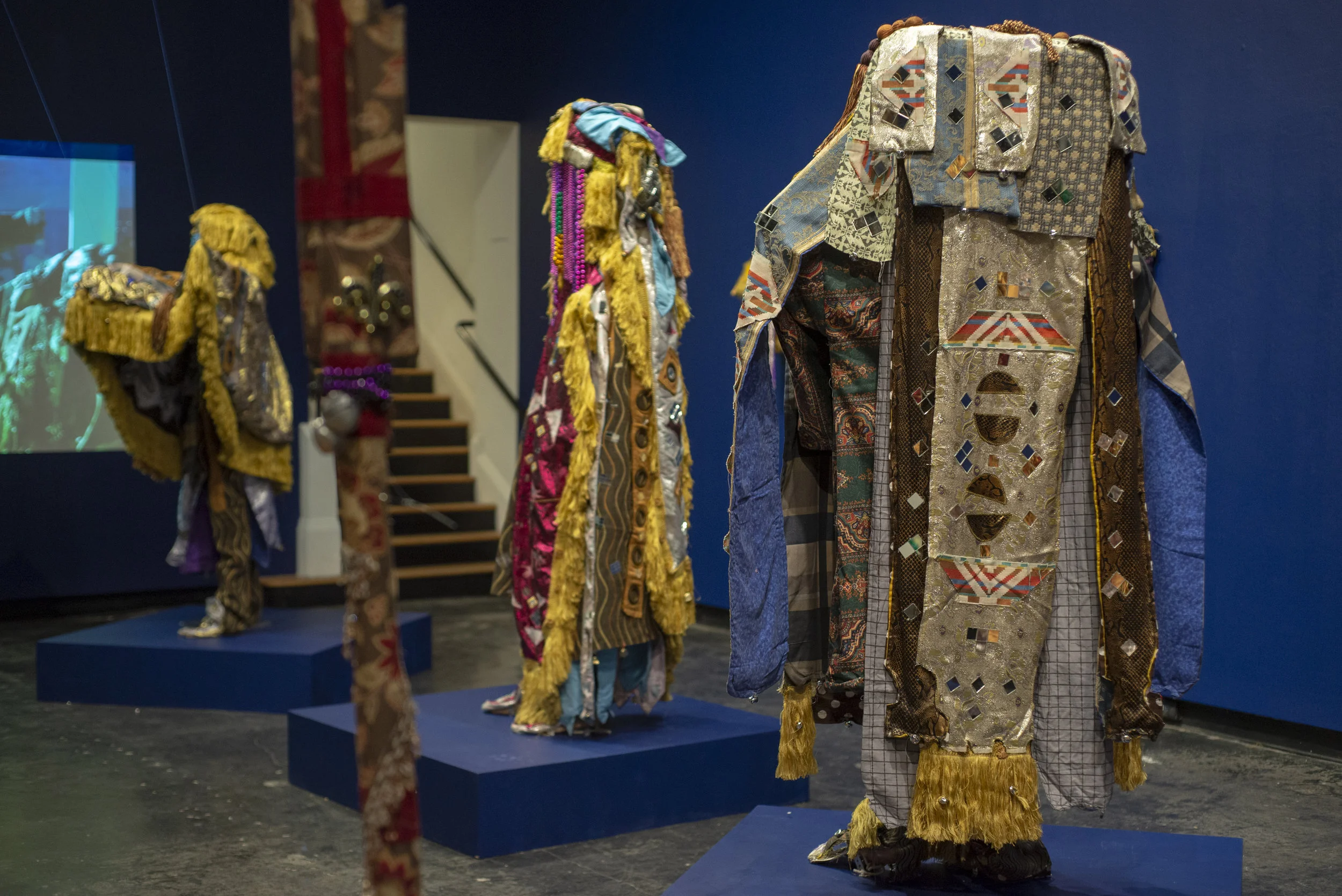 Ara Oru Kinkin (Masquerades Mythology) , Installation View, Lawndale Art Center