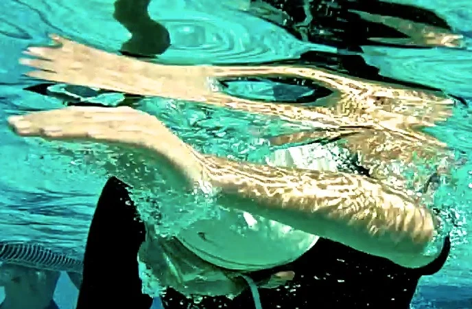 'REFLECTION OF LEARNING' - The vulnerability that adult beginner swimmers face is immense, and has been such an inspiration to me. Such a rare thing for an adult mind to explore a brand new element, or to face an element that had been tied to the most primal of fears. 