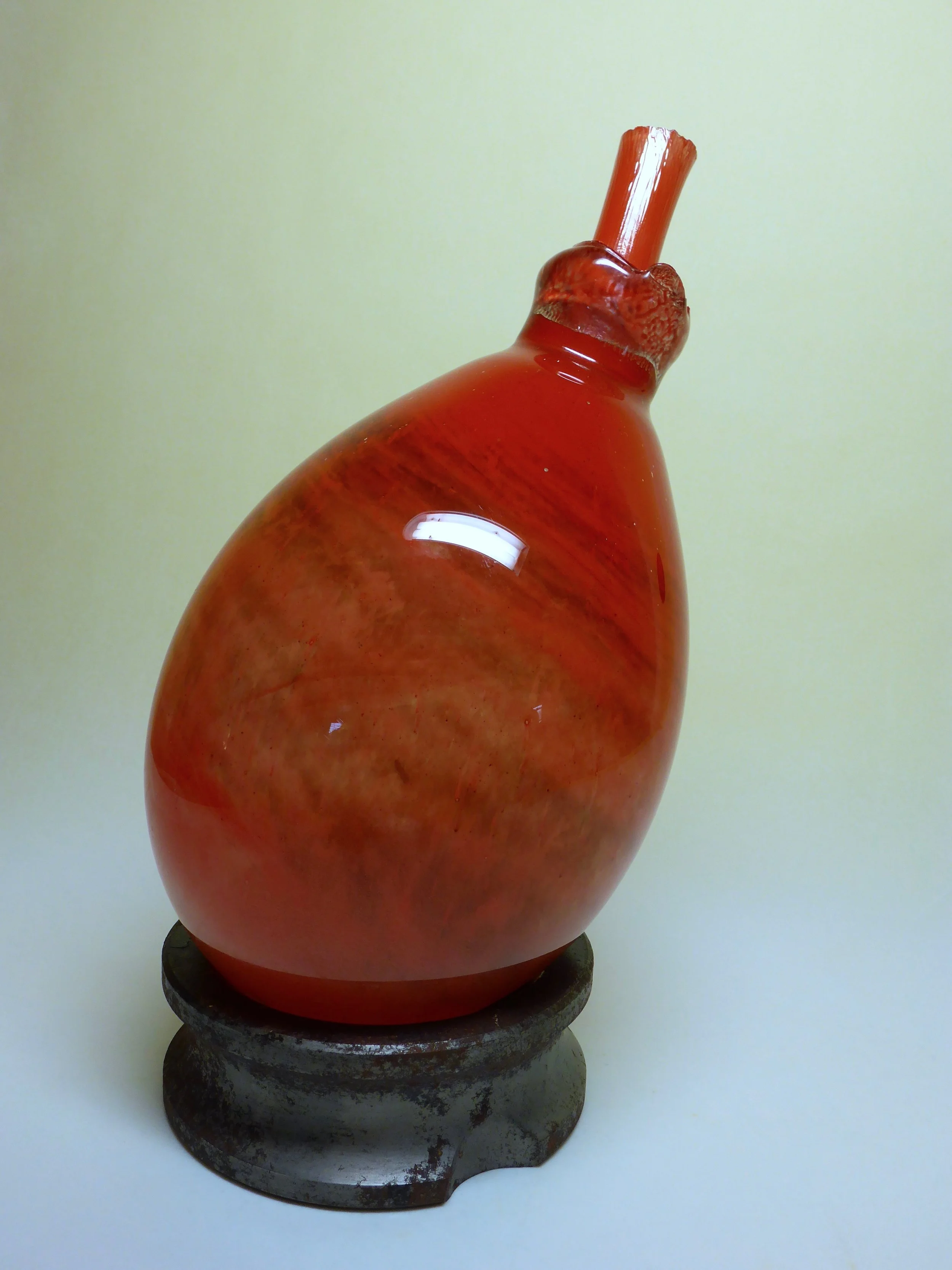 'GLASS HEART' on Steel O-Ring