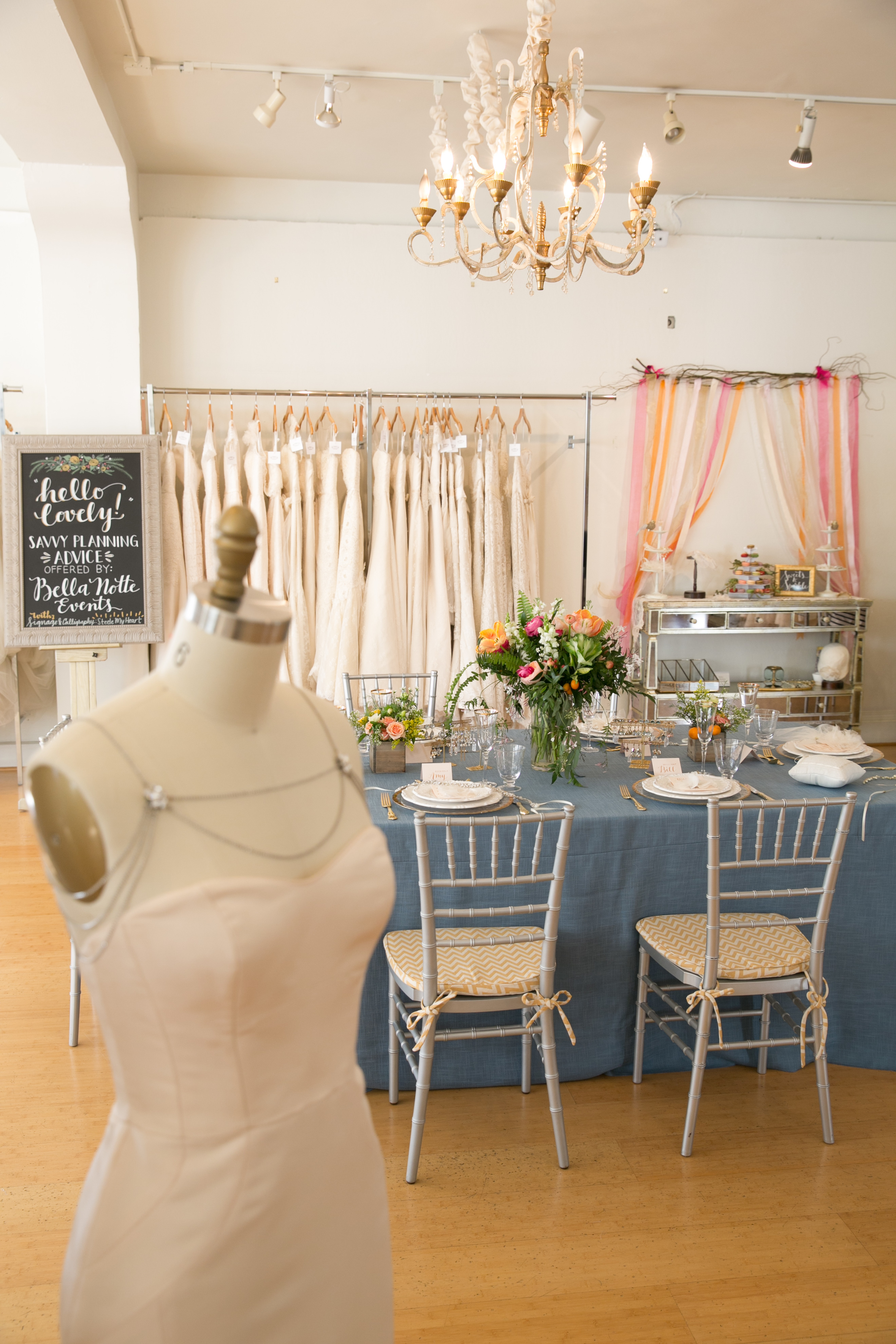 Styled Shoot at the Amy Kuschel Salon in San Francisco | Bella Notte Events | San Francisco Wedding Planning