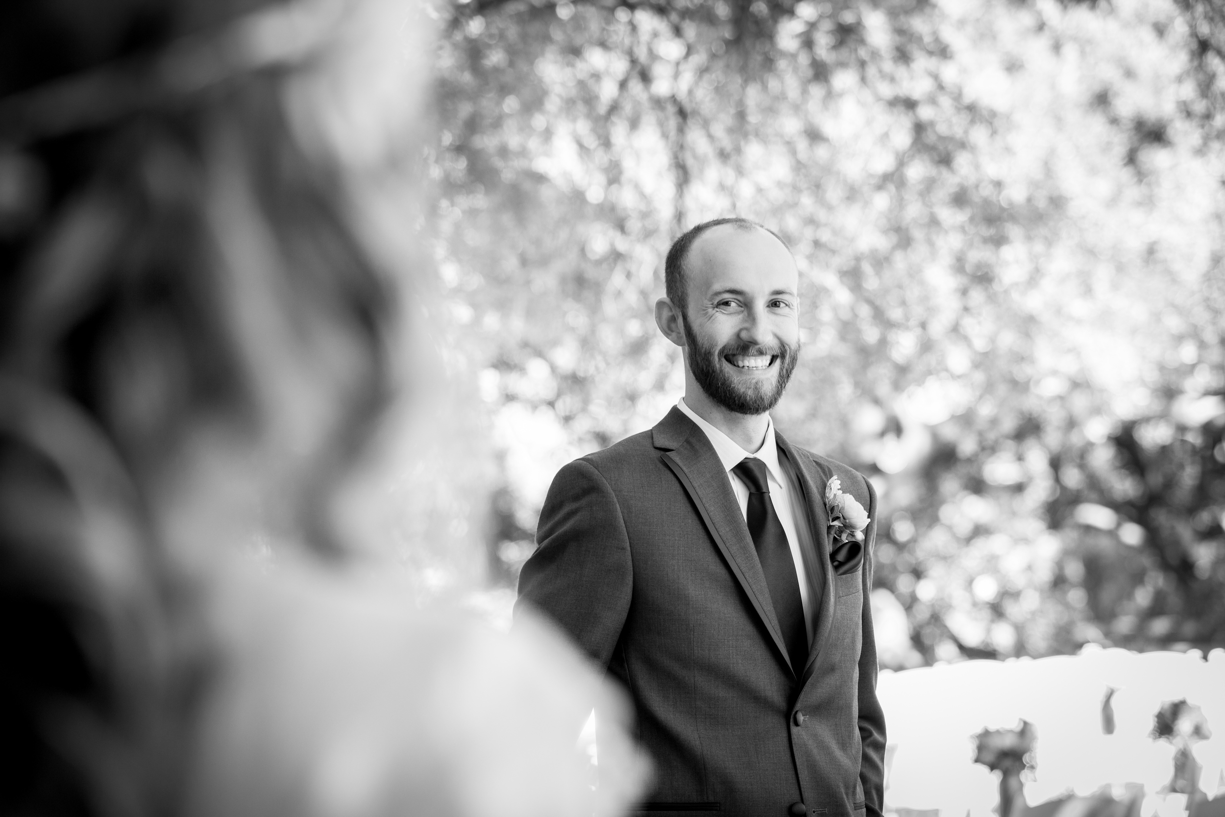 Navy | Peach | Sky Blue | Boho | Oak Tree | Outdoor wedding | Floral Crown | Palo Alto | Olivia Smartt Photography | Bella Notte Events Planning and Design