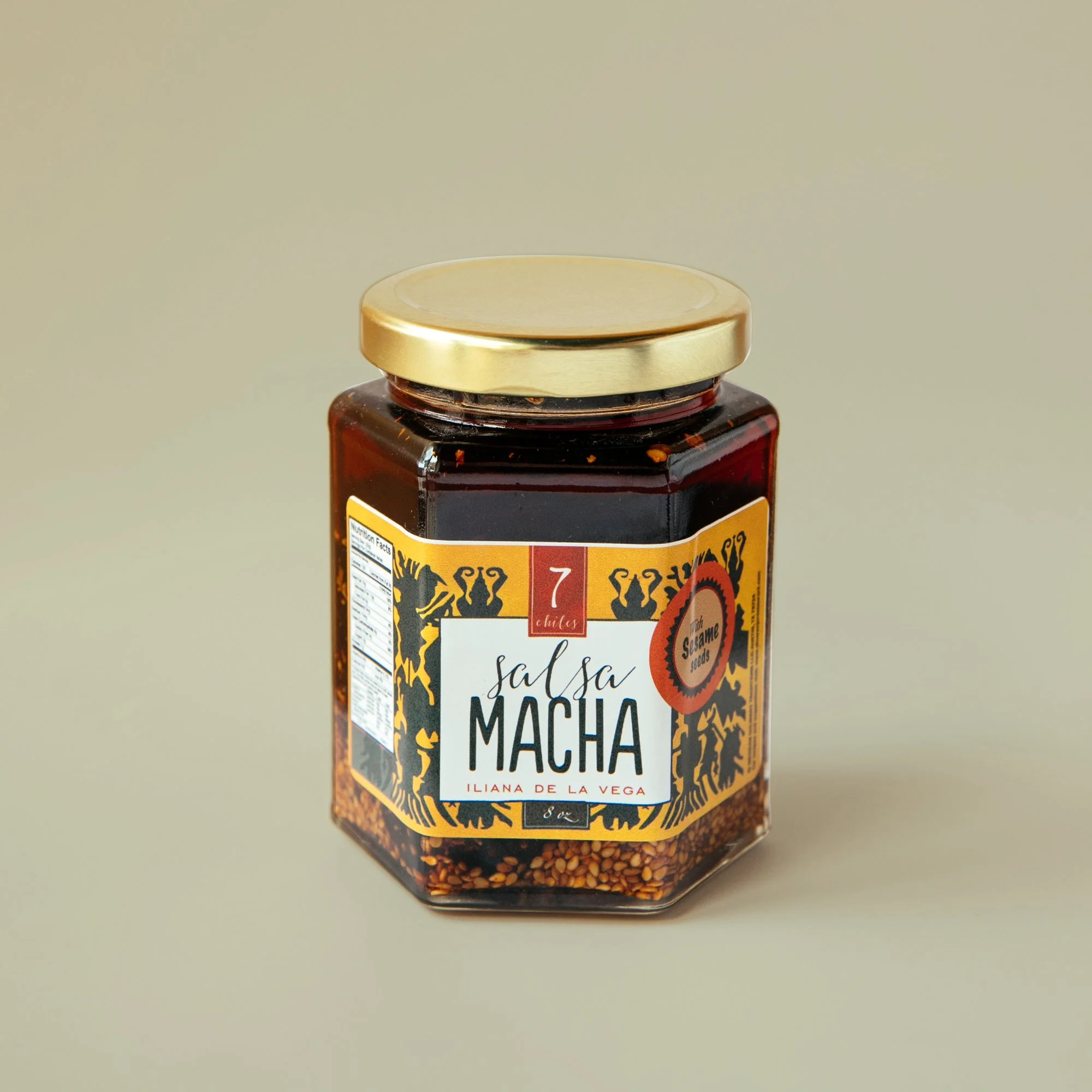 Salsa Macha with Sesame Seeds, 8oz