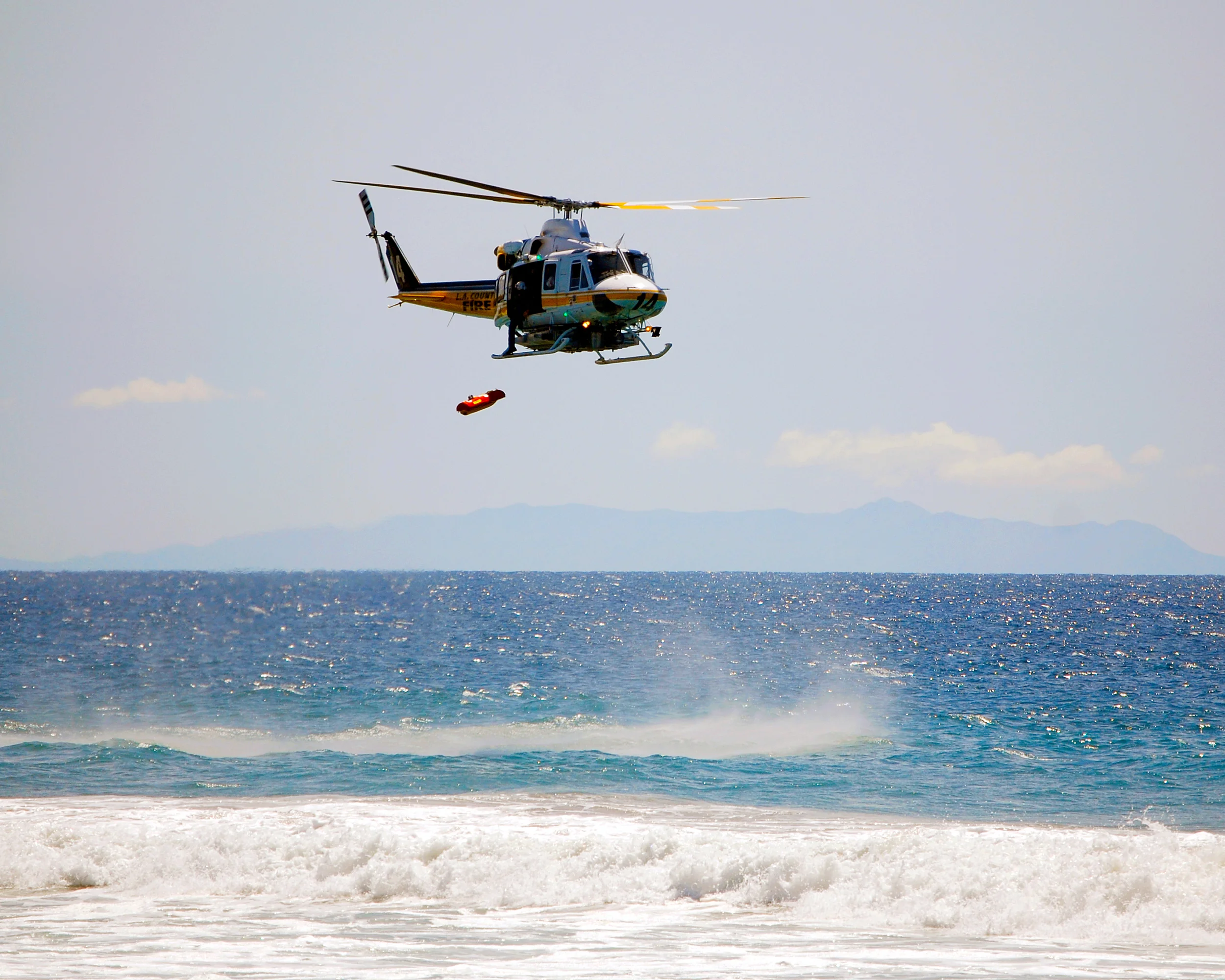 Deploy EMILY from a Helicopter