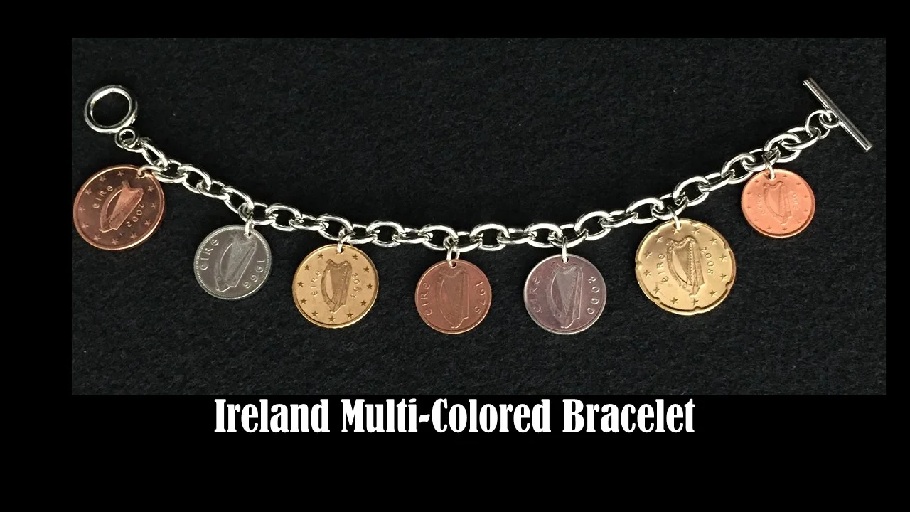 K22 Coin Eagle Indiana chain Bracelet www.gssecurity.it