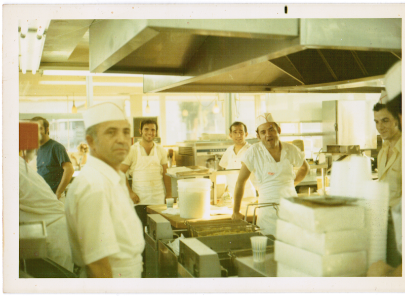 Another old picture of staff at Southgate location