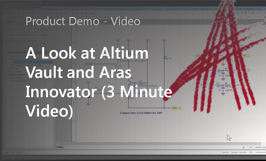 A Look at Altium Vault and Aras Innovator (3 Minute Video)