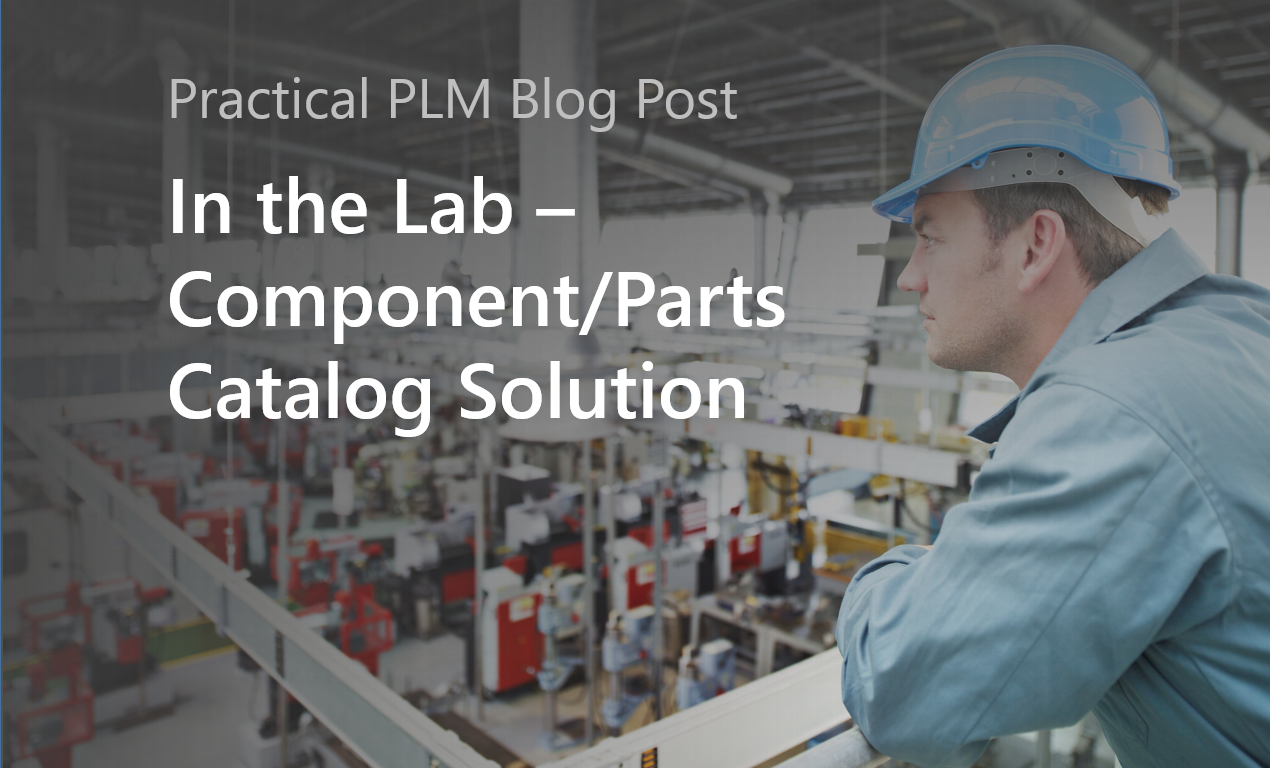 In the Lab - Component/Parts Catalog Solution