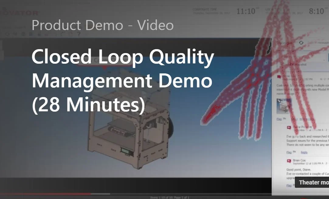 Closed Loop Quality Management Demo (28 Minutes) – 2018
