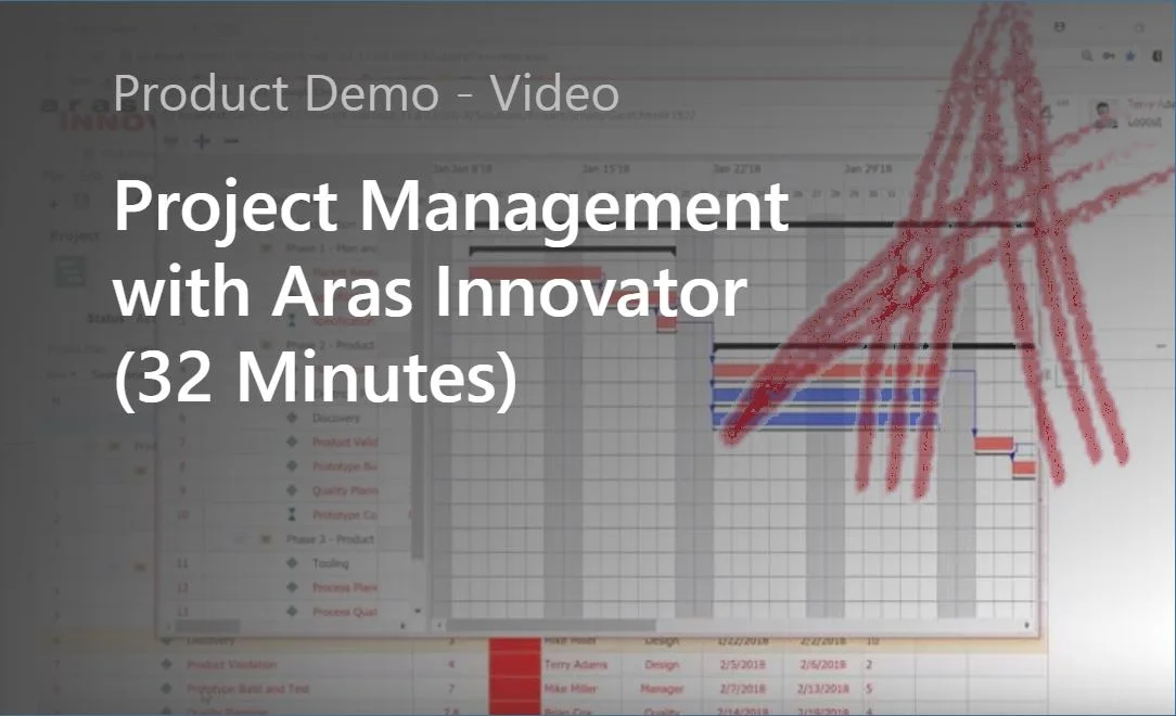 Project Management with Aras Innovator (32 Minutes) - 2018