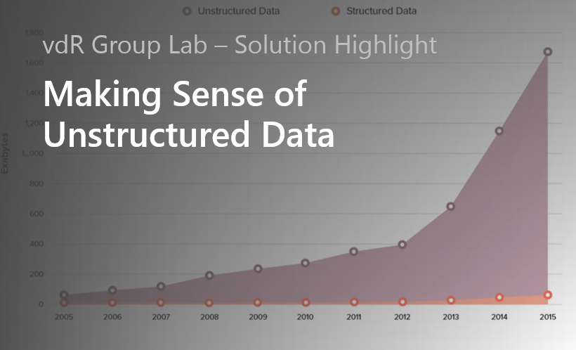 Making Sense of Unstructured Data