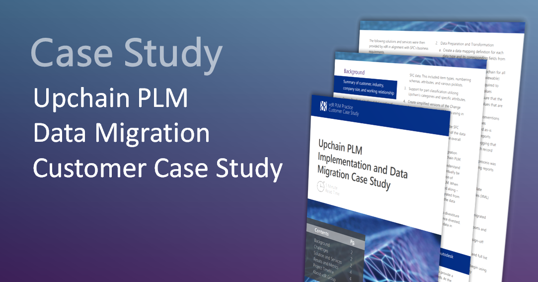 Upchain PLM Migration Case Study