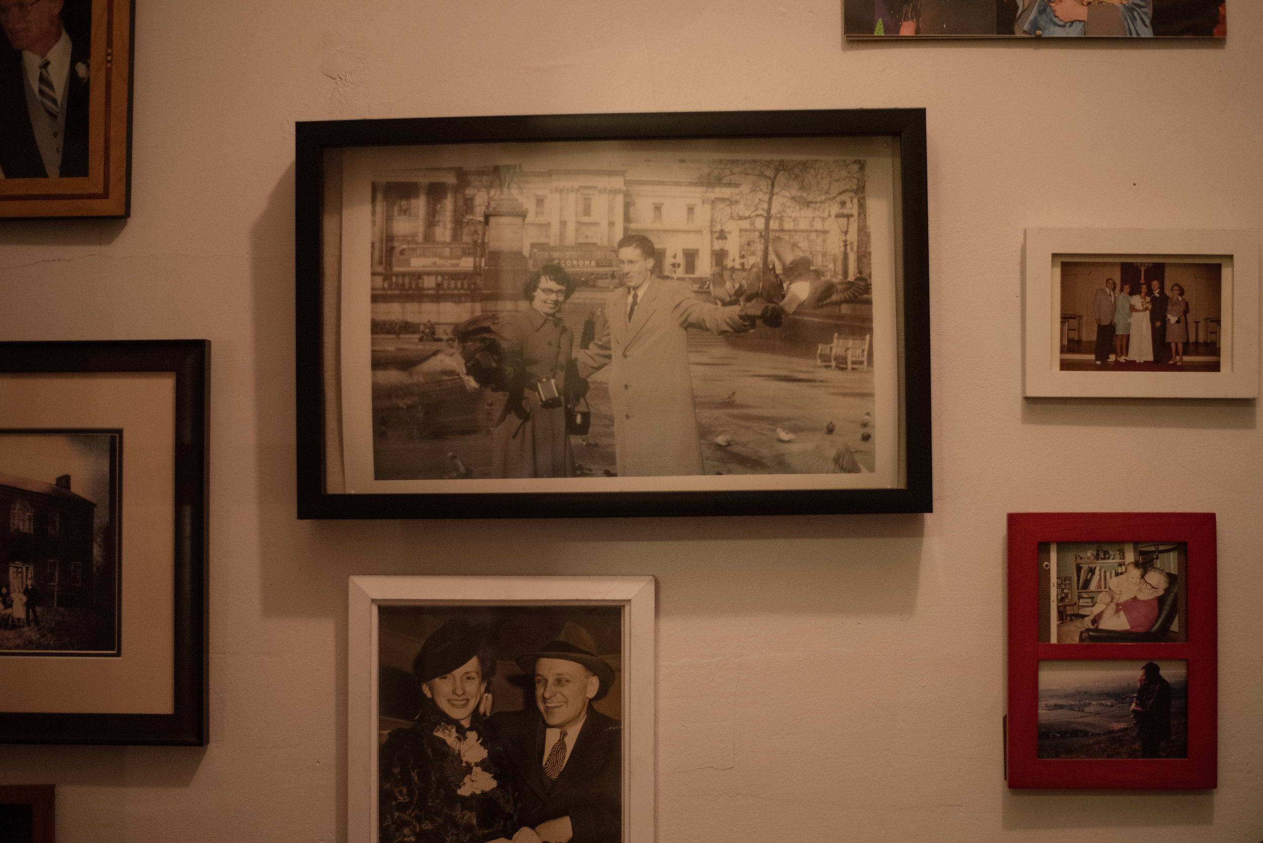 Tom comes from a family of musicians. Pictured here are his parents.
