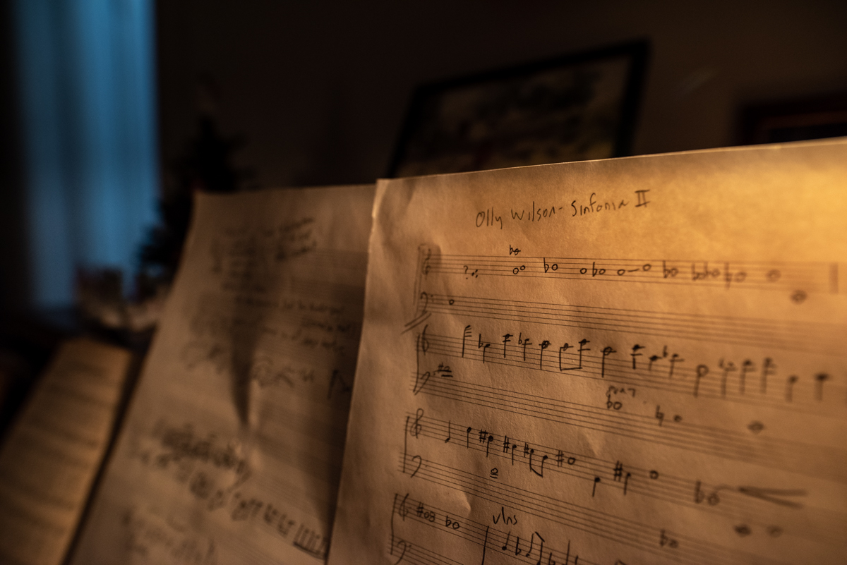 In honor of his late professor Olly Wilson, Tom composed a song to be performed at his memorial in Berkley, California.