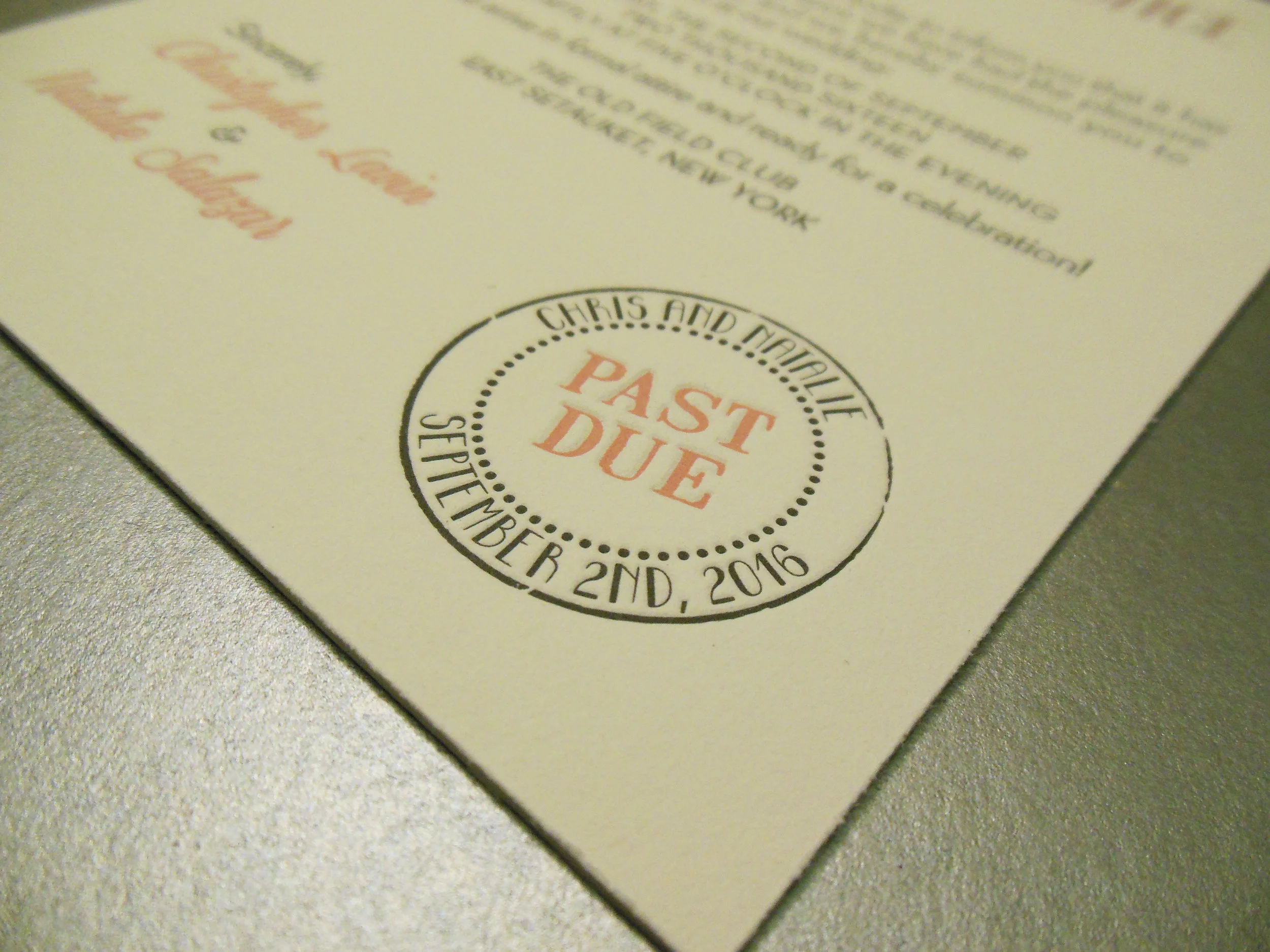 Past Due - Wedding seal closeup.jpg