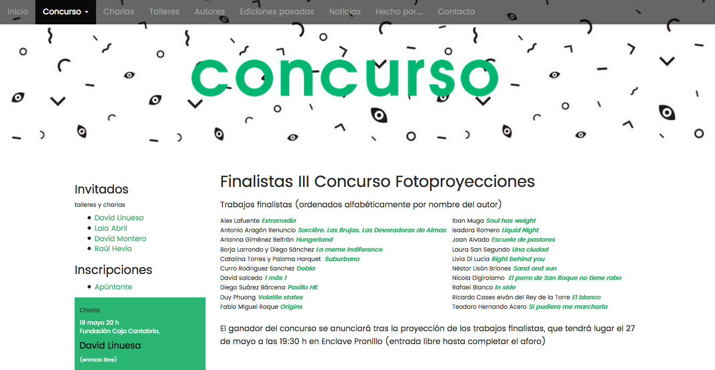 Santander Photo Finalist (SP)