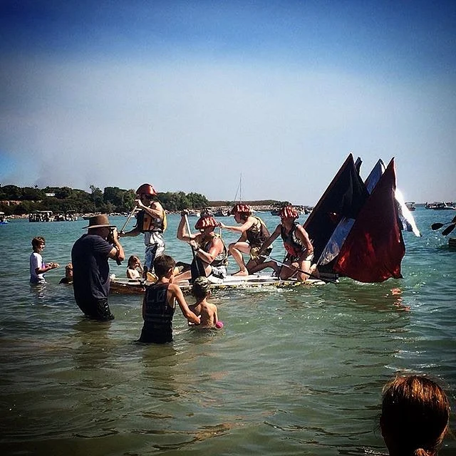 ...and here they come. From the back of the pack to second past the post, 'The Chardonnay Invader' powers home.

4 years of planning
5000kms
5 intrepid city slickers
20,000 little @kookswines bottles
1 great cause @arsc1
An infinitely rewading Labour of Love

We're so proud to have been part of the achievement and team @bottleboat 
Here's to next year!!!! #bottleboat #kookswines #beercanregatta #labouroflove #asrc #sydney #darwin