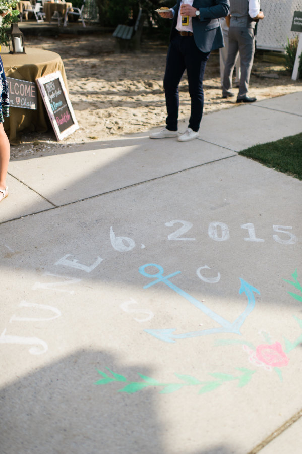 Sidewalk chalk art