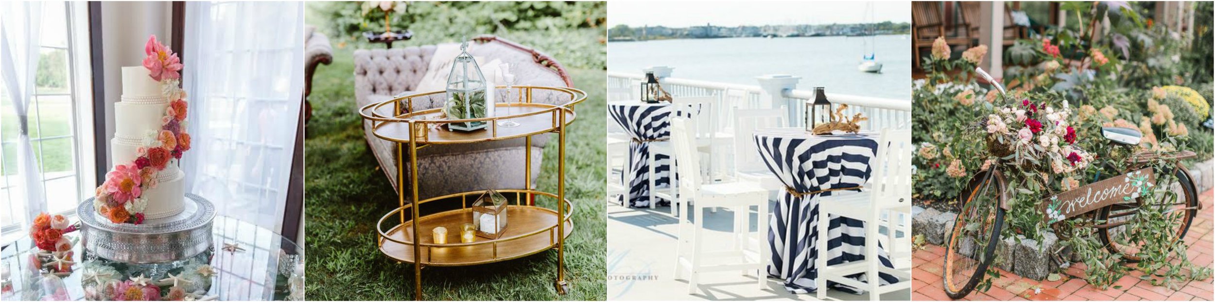 Left : Alimario Photography // Center, Left: Pat Furey Photography // Center, Right: Tina Elizabeth Photography // Right: Ashley Errington Photography