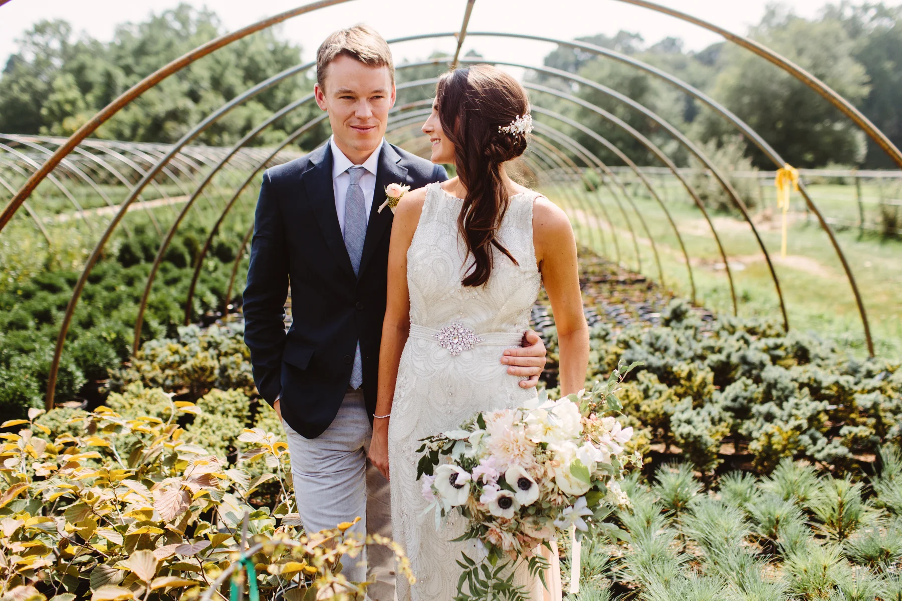 Inn at Fernbrook Farms summer wedding