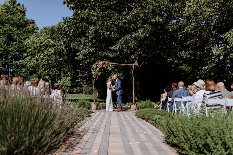 outdoor garden ceremony