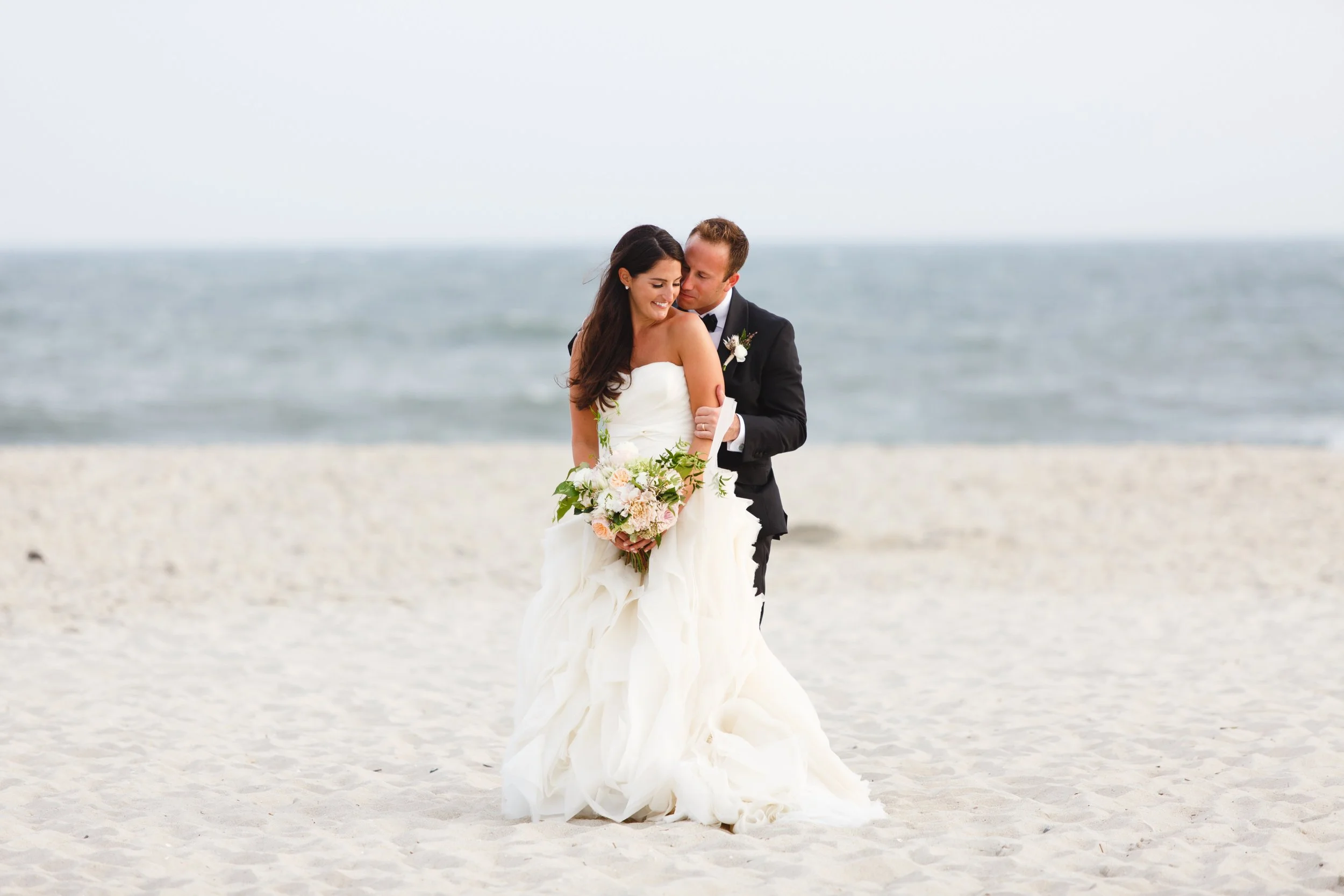 Cape May beach wedding photos