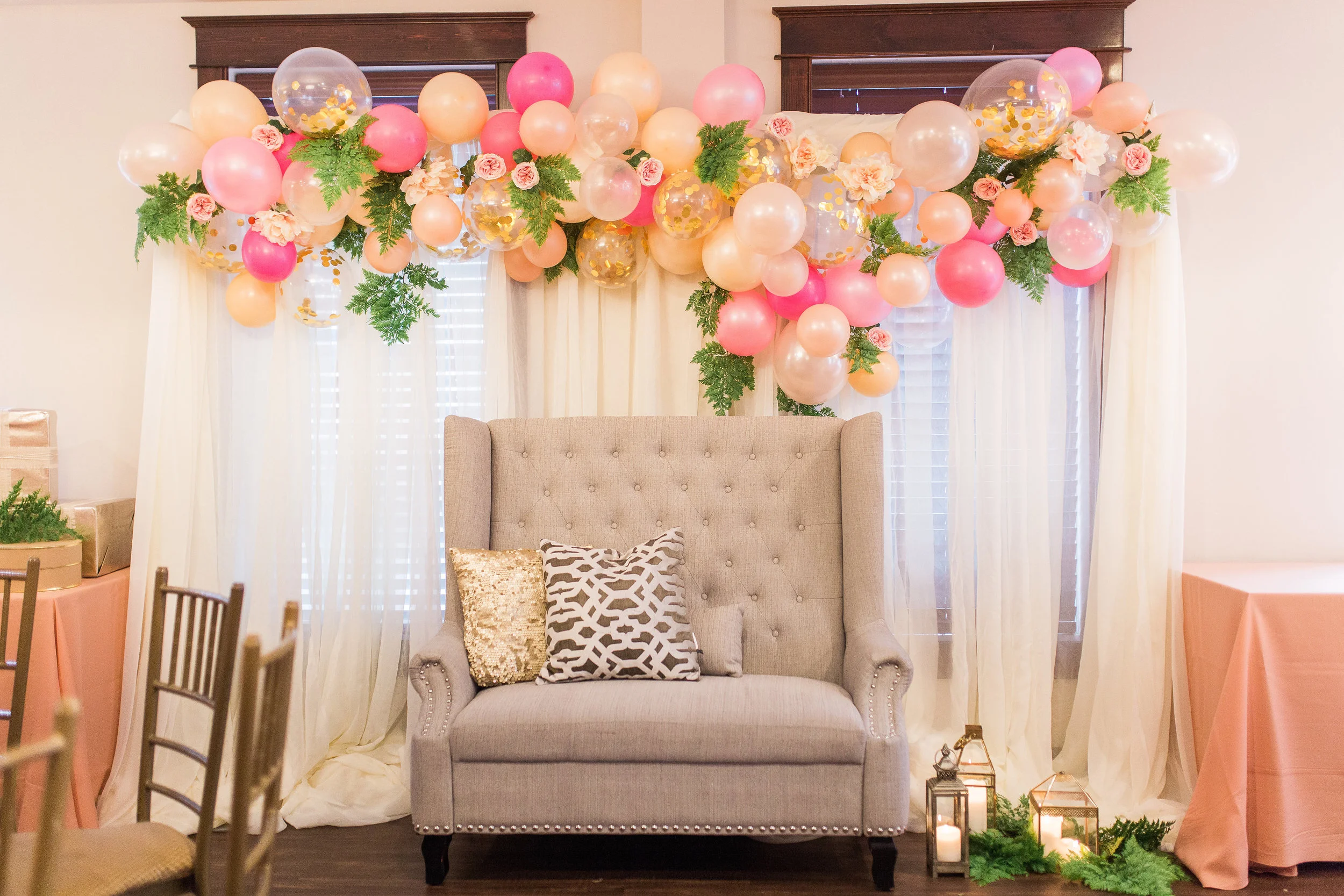 Balloon Installations — A Garden Party