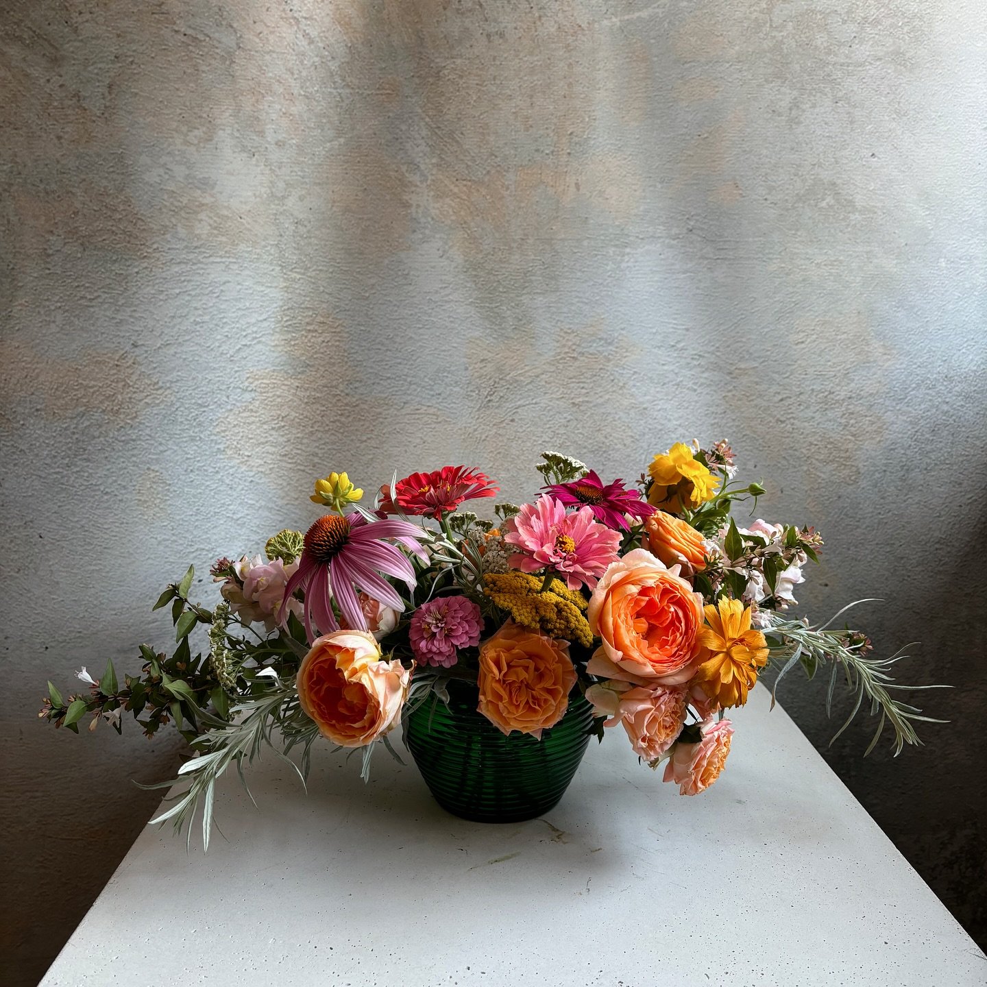 Summer blooms done the local way! We love incorporating locally grown flowers in our daily arrangements. Some are from seed we have grown in our own gardens and some are sourced from other local growers. So special to know exactly where these flowers