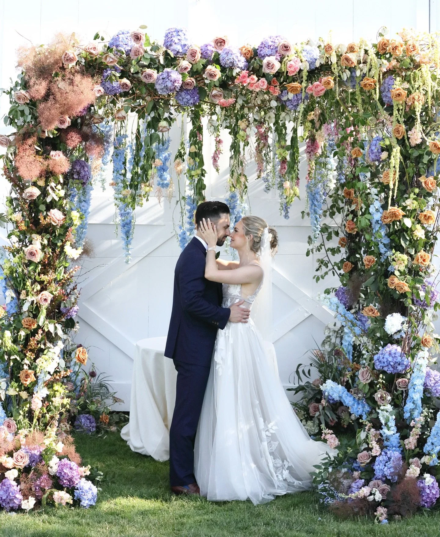Arches, urns, ground florals, Chuppahs, hanging installs, you name it we&rsquo;ve probably done it. We love working with our couples and making each ceremony feel uniquely them and truly special. 2026 wedding season can&rsquo;t come fast enough! We&r