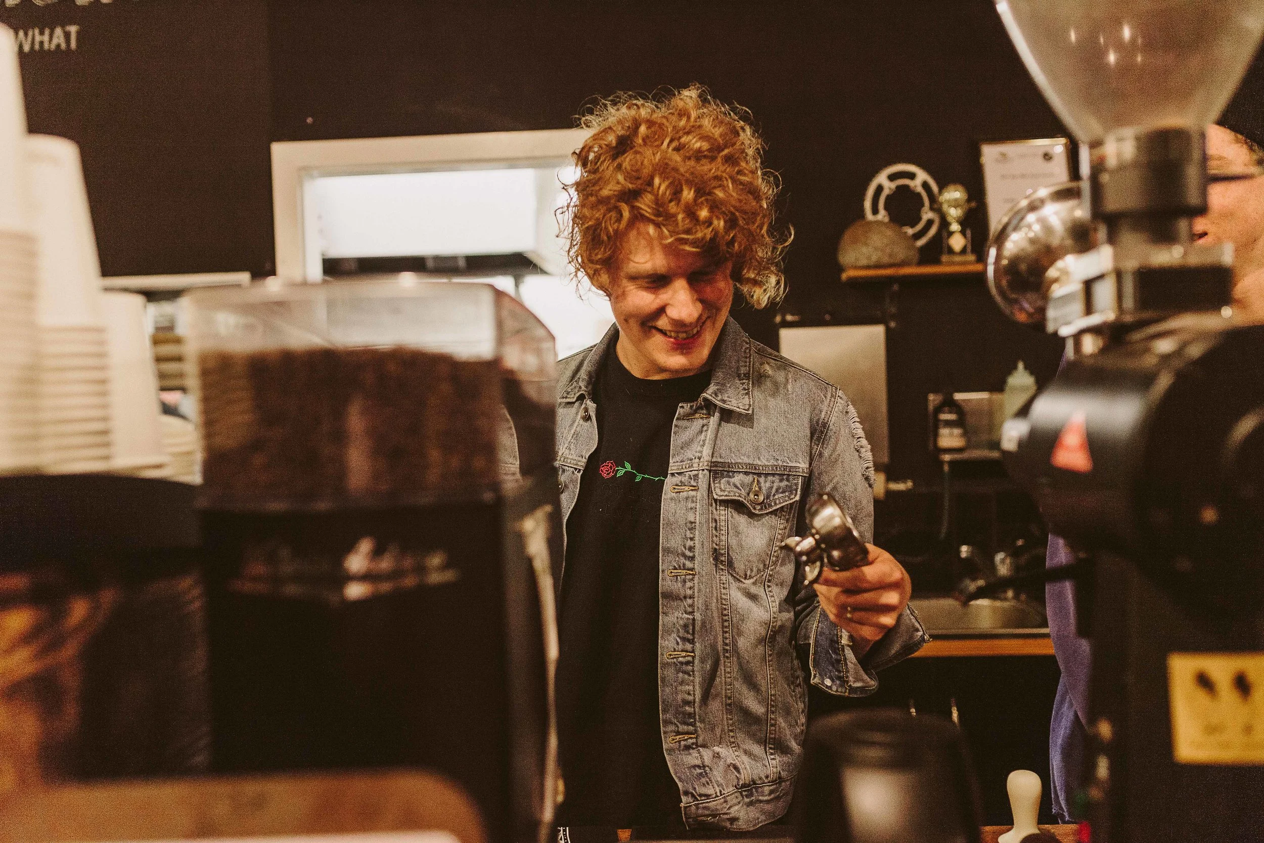 Besty whipping up some tasty ZB espresso's