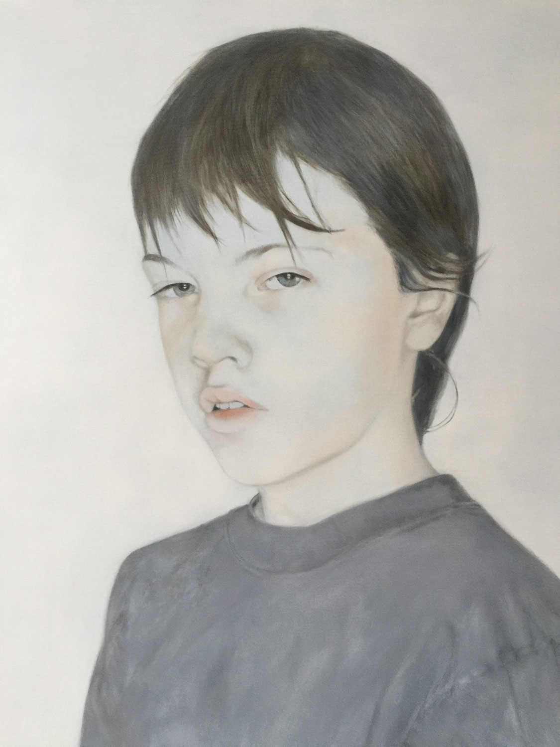 Keir at Ten, 2017 Oil on canvas 42x52"