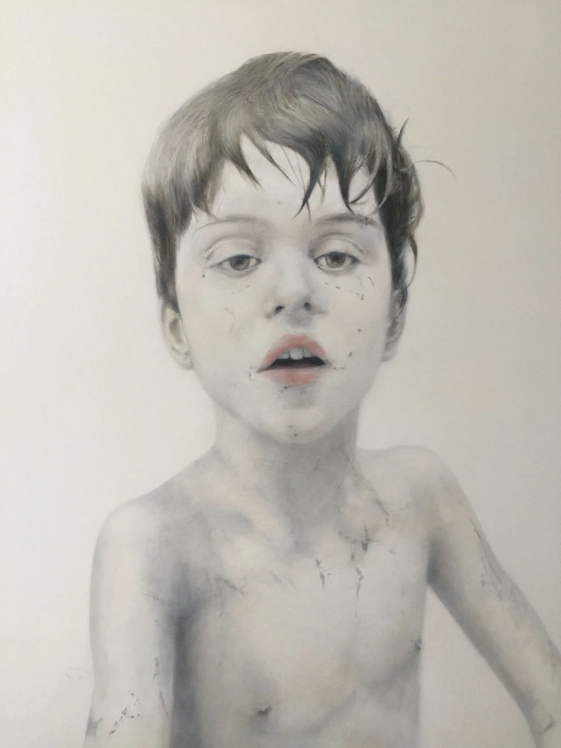 Finn at Nine, 2017 Oil on canvas 42x52"