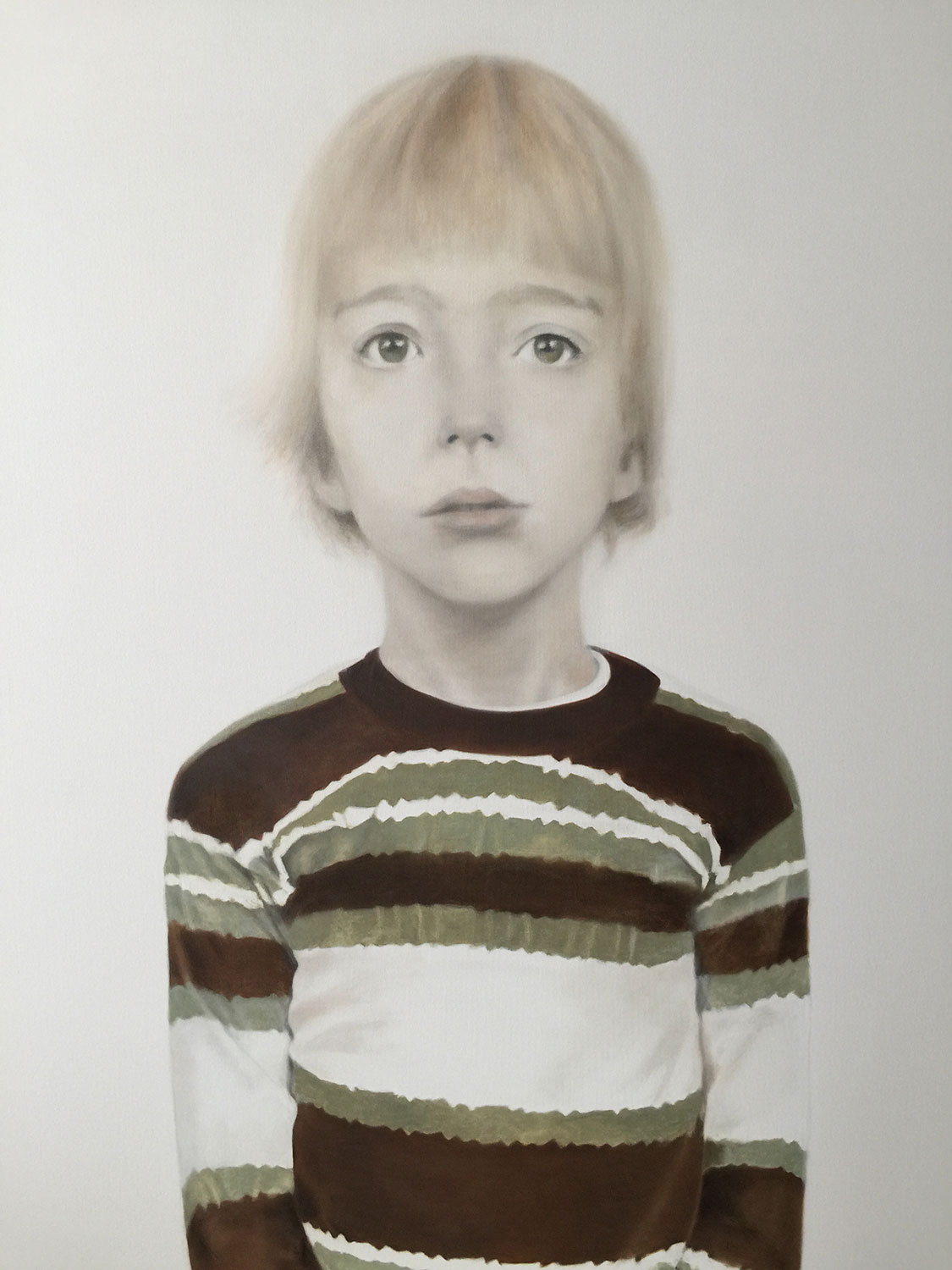 Eddie at Five, 2017 Oil on canvas 42x54"
