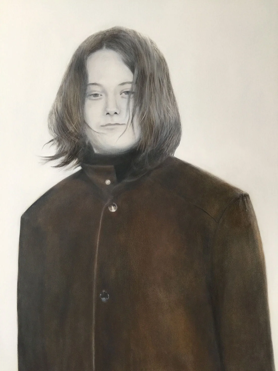 Deborah Martin, Elizabeth at Fourteen, 2017 Oil on canvas 36x48"