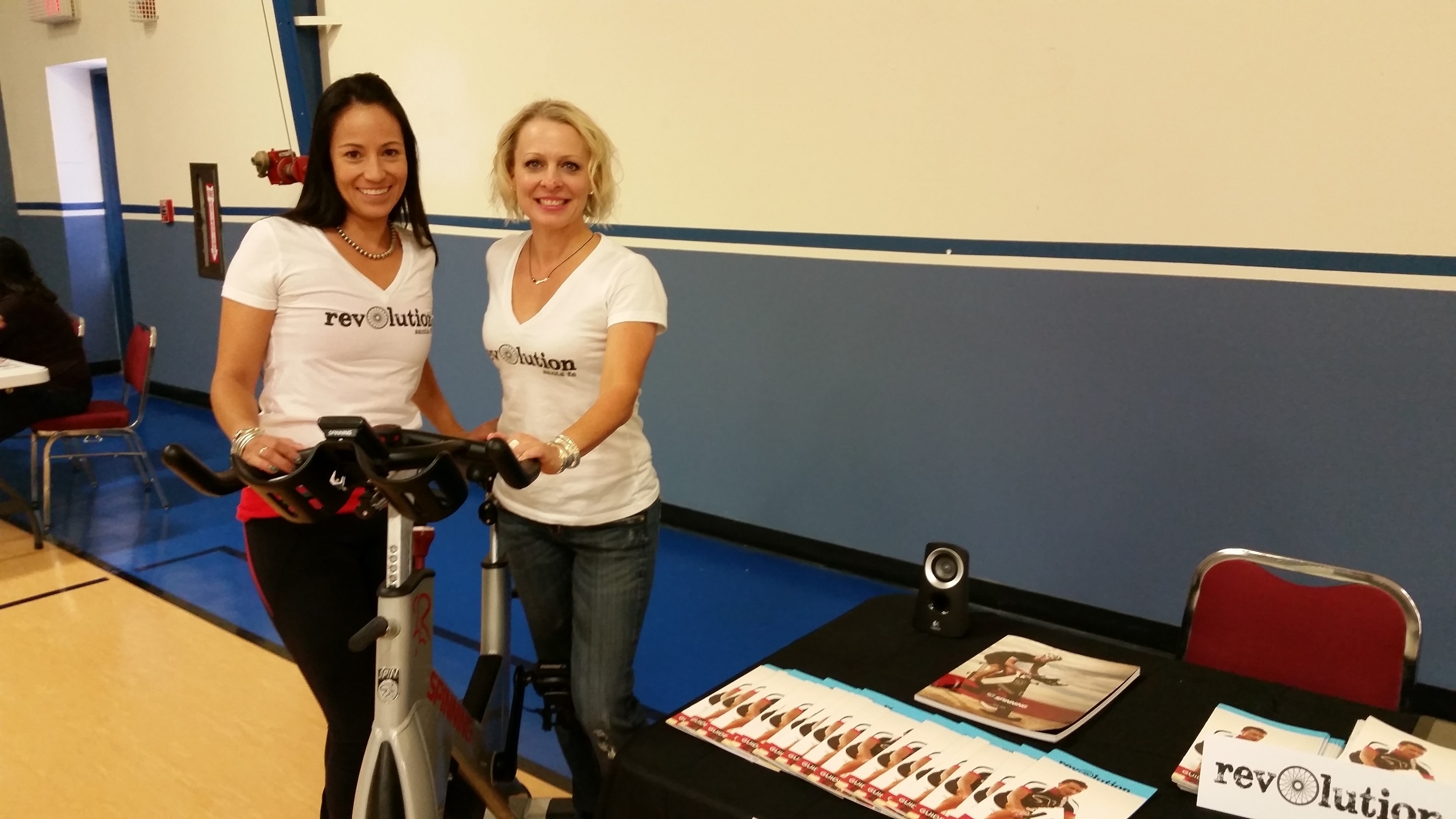 Erly & Heidi representing REVOLUTION at the NM Corrections Dept Health Fair