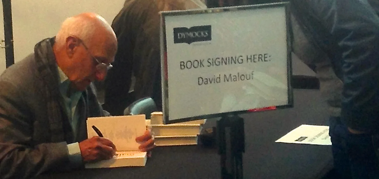 Lagniappe: David Malouf at the Melbourne Writers Festival