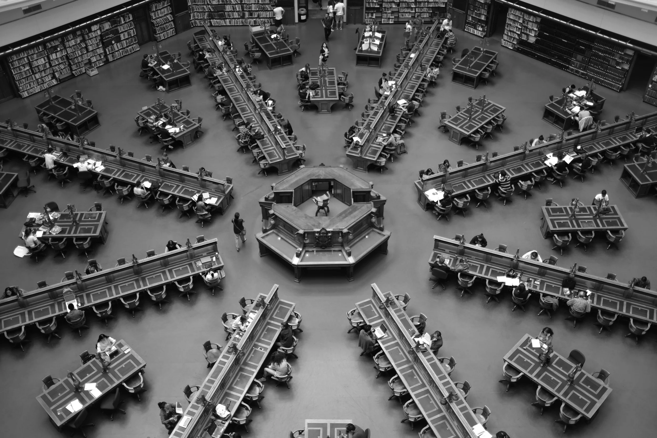 Reading Room, State Library of Victoria, Melbourne.