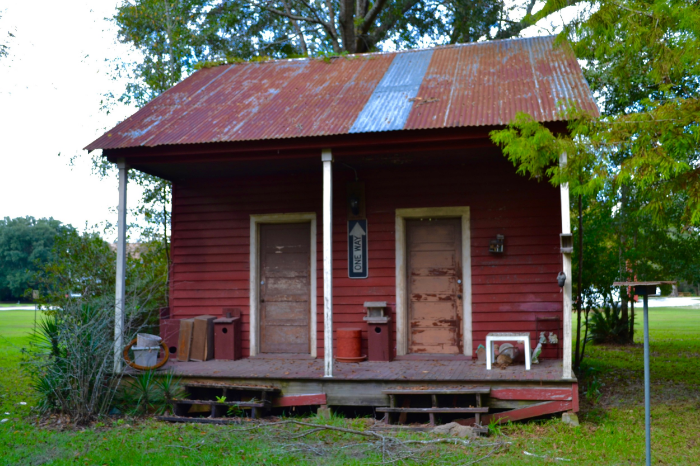 Building on the grounds of Saint Joseph Abbey, Saint Benedict, Louisiana.