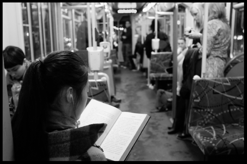 Southbound on the Number 1 tram.