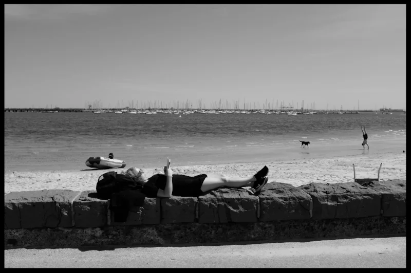 St Kilda Beach.