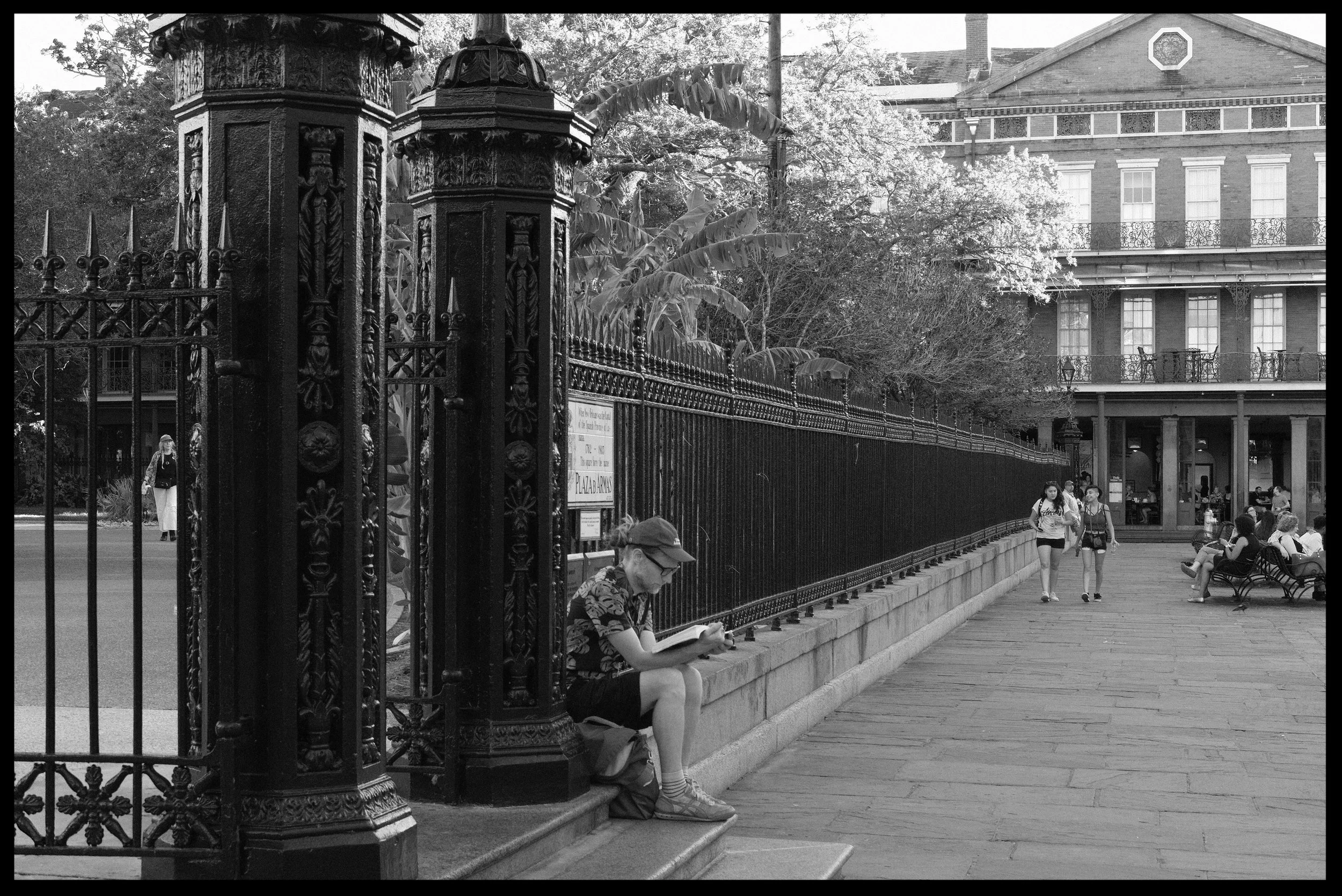 Jackson Square, looking toward St Louis Cathedral.