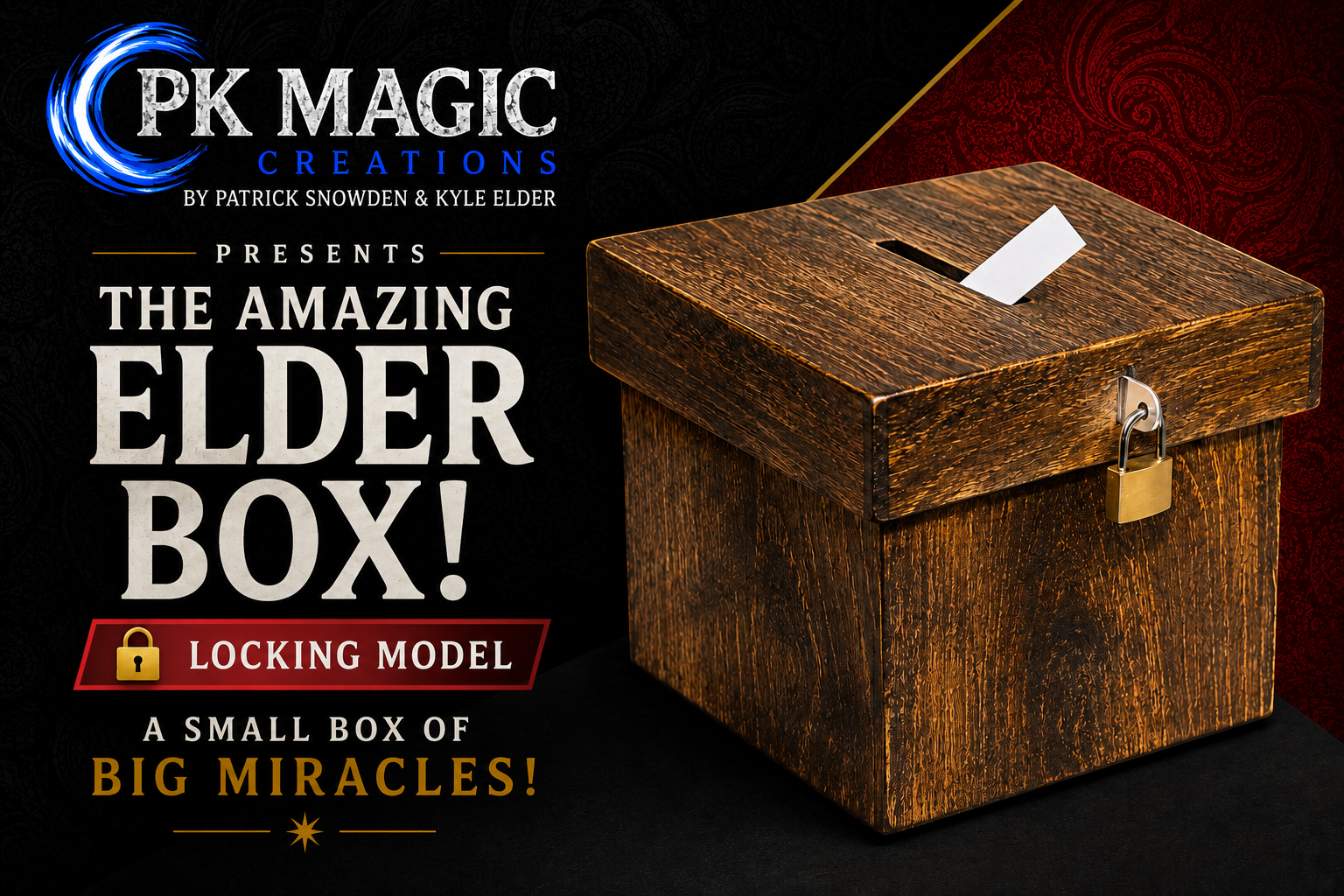 The Amazing Elder Box locking model by PK Magic Creations