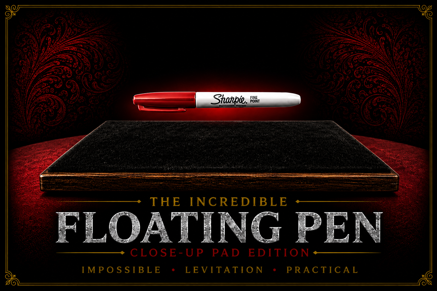 The Incredible Floating Pen Close-Up Pad Edition