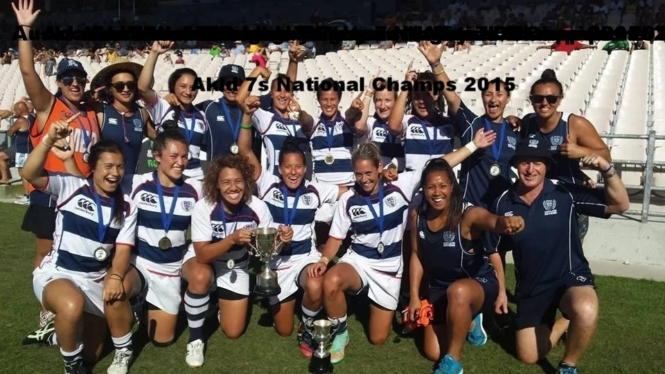 Akld Womens 7s 2015