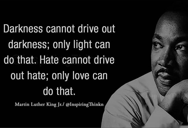 Hope everyone is enjoying their MLK Day. A quote that rings true.