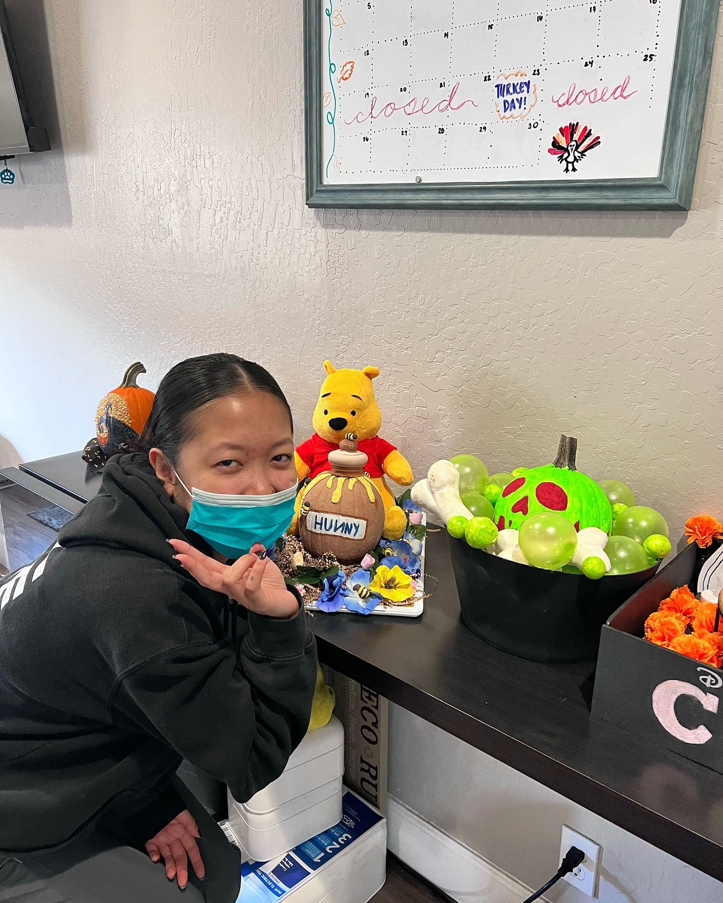Congrats Jenna for winning the pumpkin decorating contest!! It was a very close race!!