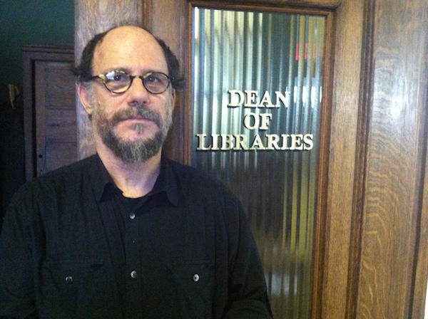Above: The artist with best professorial, Talmudic beard he could muster. The shaving of beards in pedagogic High Fluxus performance art seems to be important to Robert Filliou's and Josef Beuys' process and this focus continues into the Post-flux era. Photo of Professor Bloch by Anna Banana, 2016, Brooklyn, NY . 