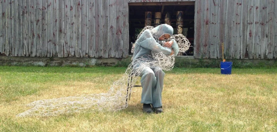 Performance with Wireman @Rosekill, July 3, 2016 - photo: Lisa Stertz