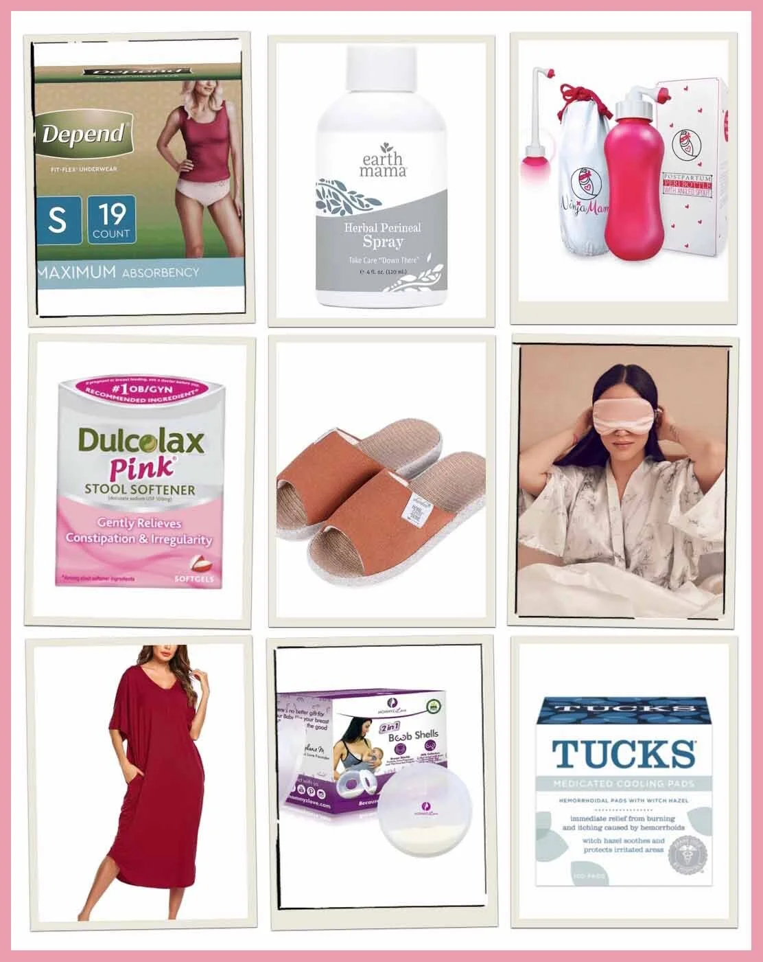 Bricia’s Postpartum Essentials