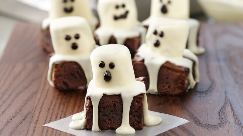 Spooky Boo Brownies