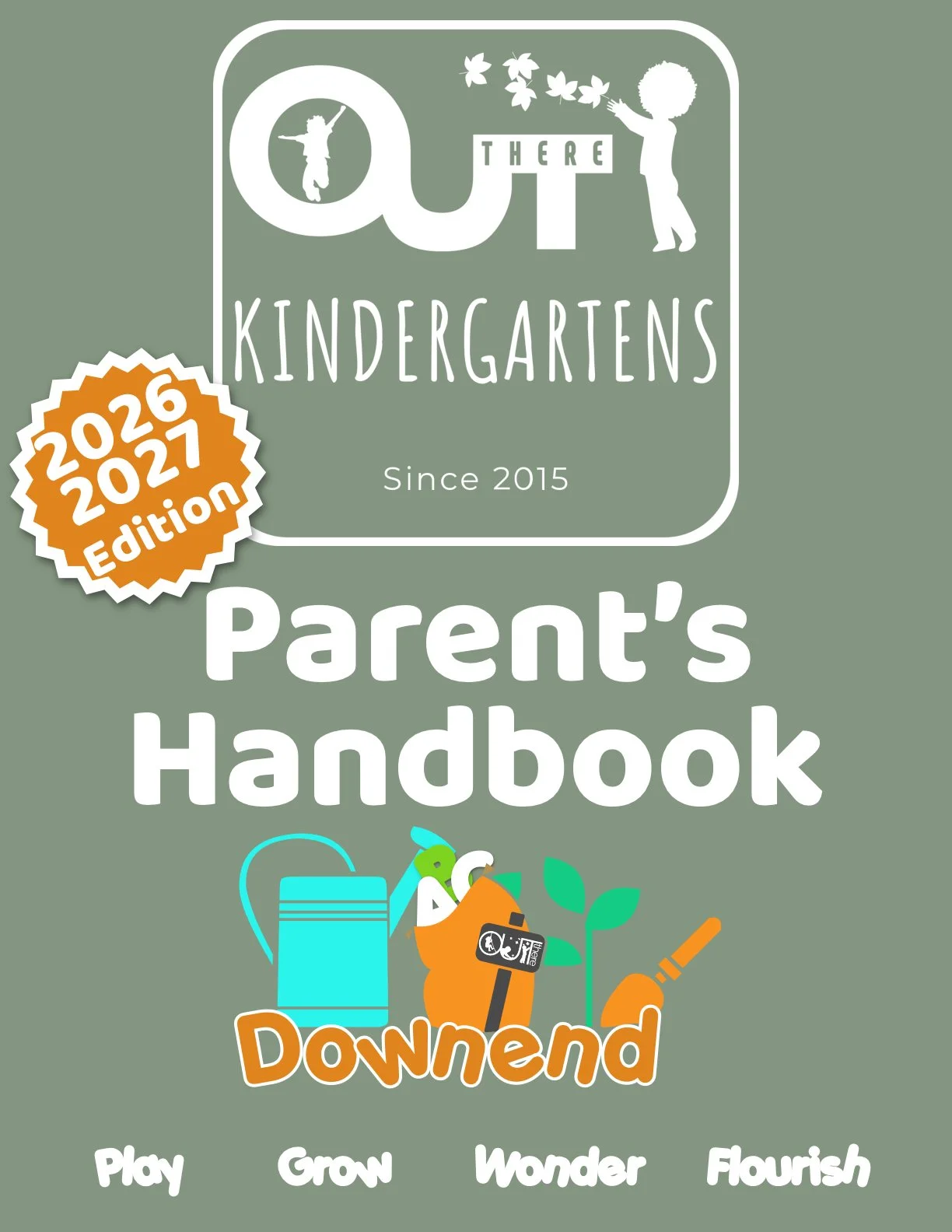Parents handbook cover Downend site and link to handbook